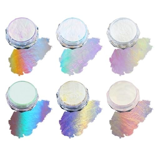 Optical Chameleon Chrome Nail Powder – Unicorn Color Shift for DIY Nail Art & Cr