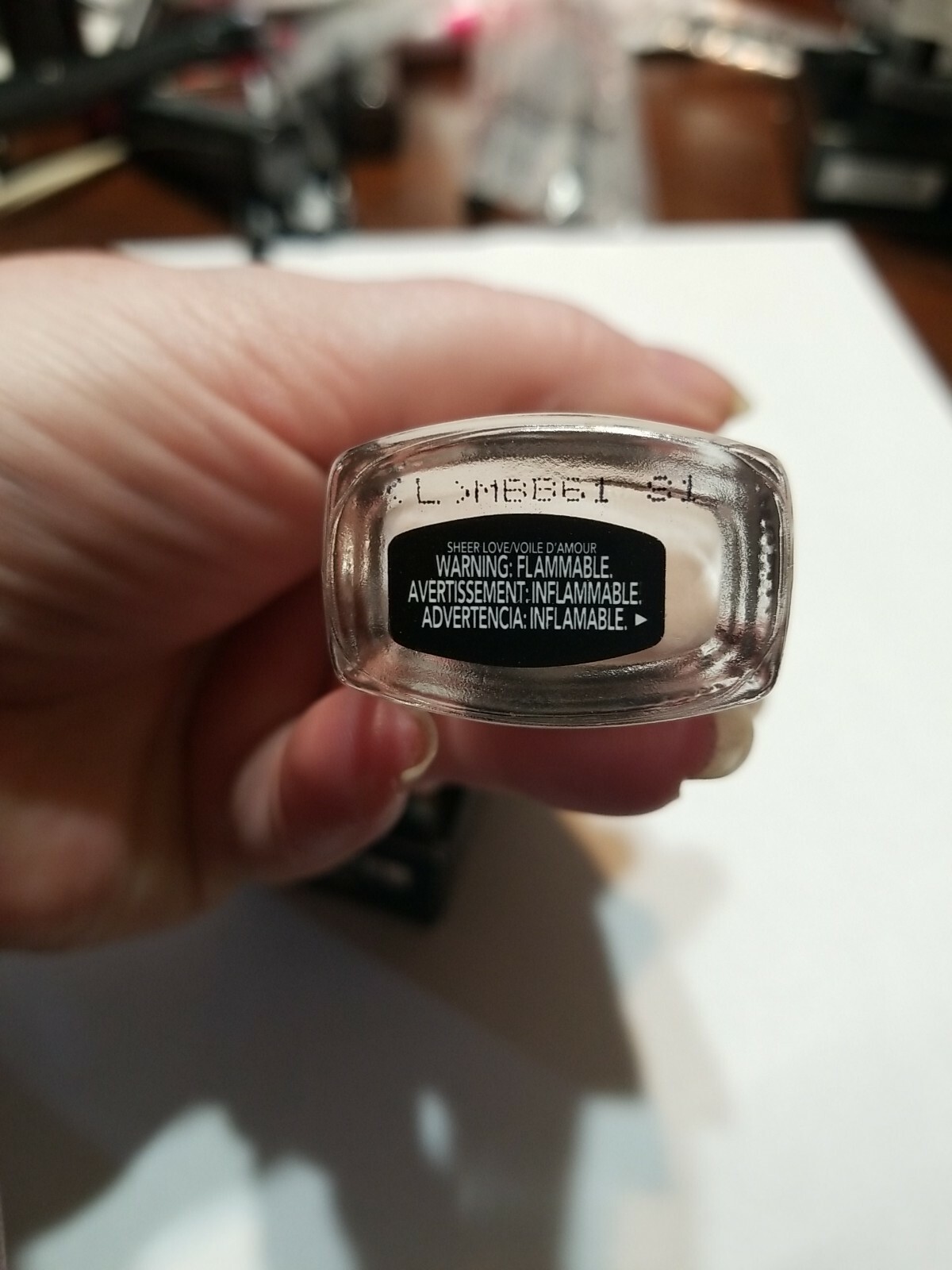 AVON Gel Finish 7-in-1 Nail Enamel ~ SHEER LOVE ~ NEW in BOX