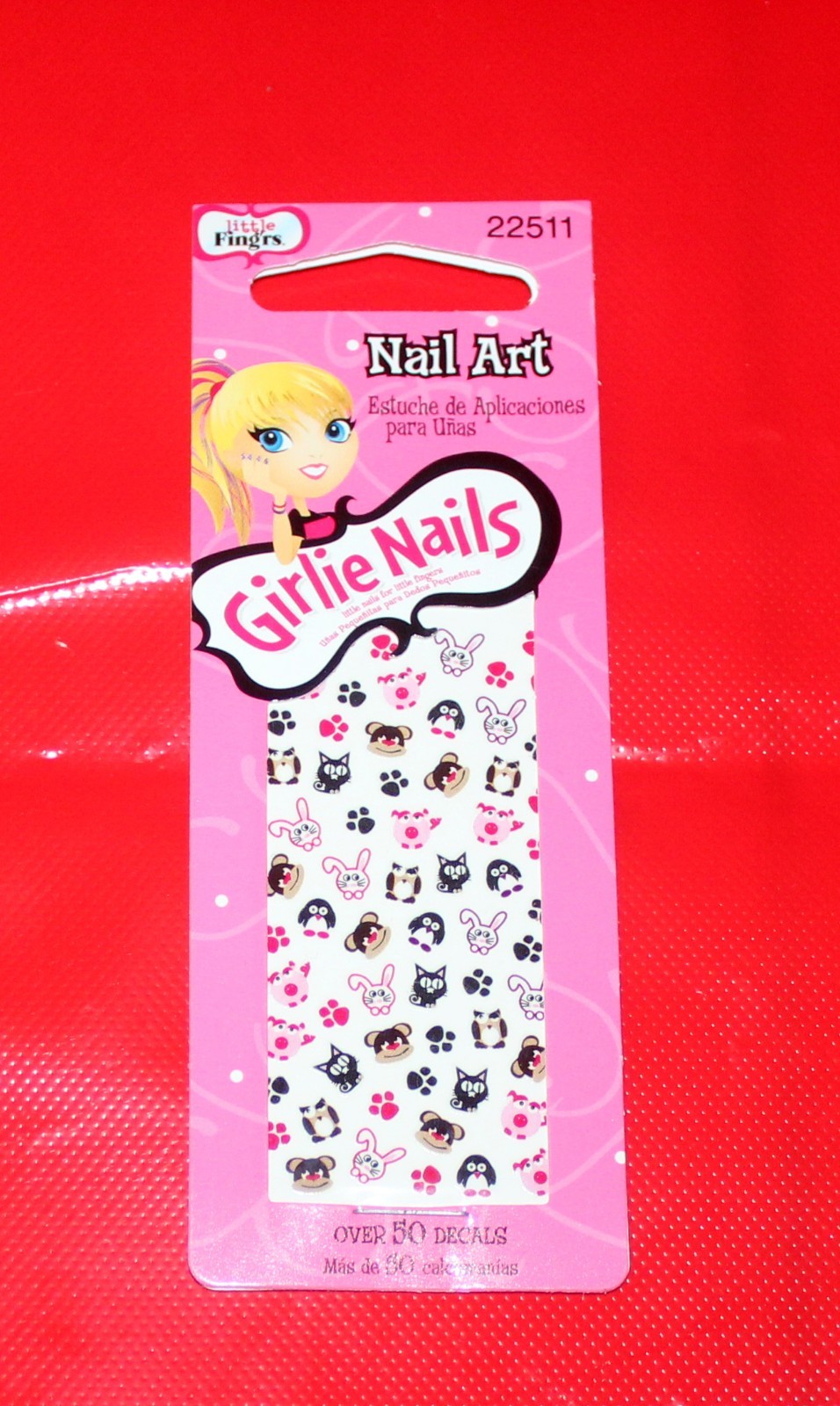 Fing’rs Girlie Nails Nail Art Decals # 22511 – Over 50 Decals *NEW*