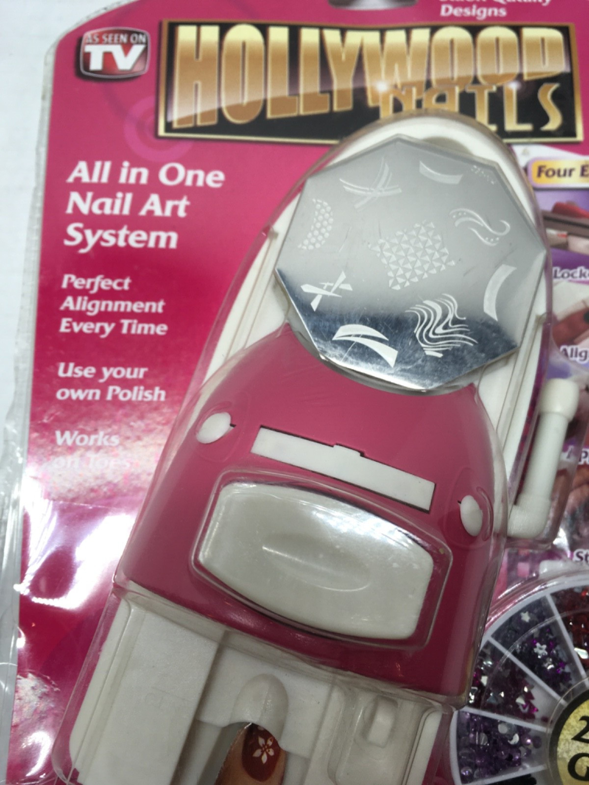 Hollywood Nails All In One Nail Art System Kit As Seen On TV (Pack of 2)