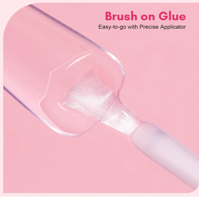 Makartt Super Strong Nail Glue Brush-On, Long-Lasting for Press-On Acrylic Nails
