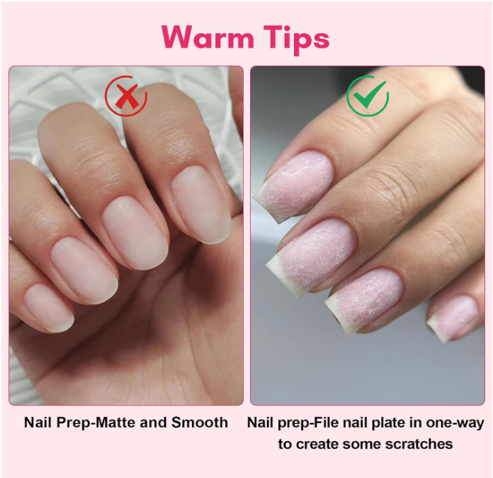 Makartt Super Strong Nail Glue Brush-On, Long-Lasting for Press-On Acrylic Nails