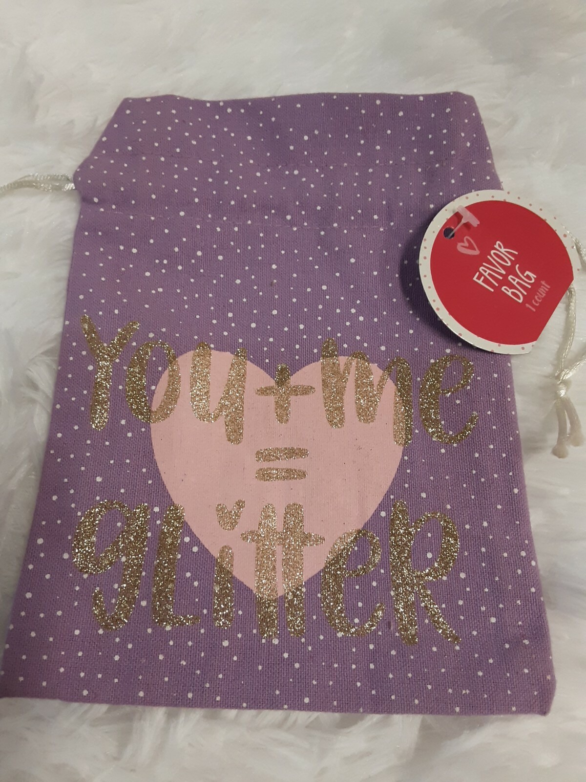 Valentine’s Day 2 Packs 30 Nail Art Stickers & 1 Purple Glittery Favor Bag BNWT!