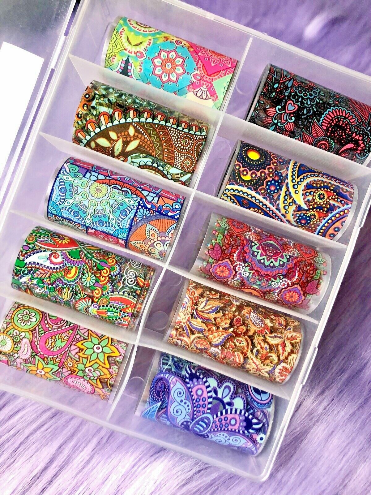 Nail Foil Transfer Decals – New – Floral – Transfer Foils – PM-1-16
