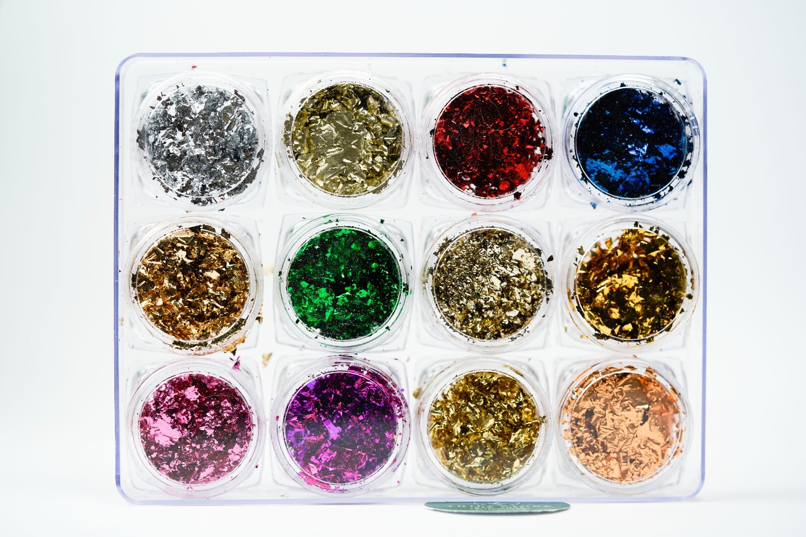 12 Pcs/Set of 12 Colors Nail Art Foil Flake Aluminum Foil Flakes Decoration
