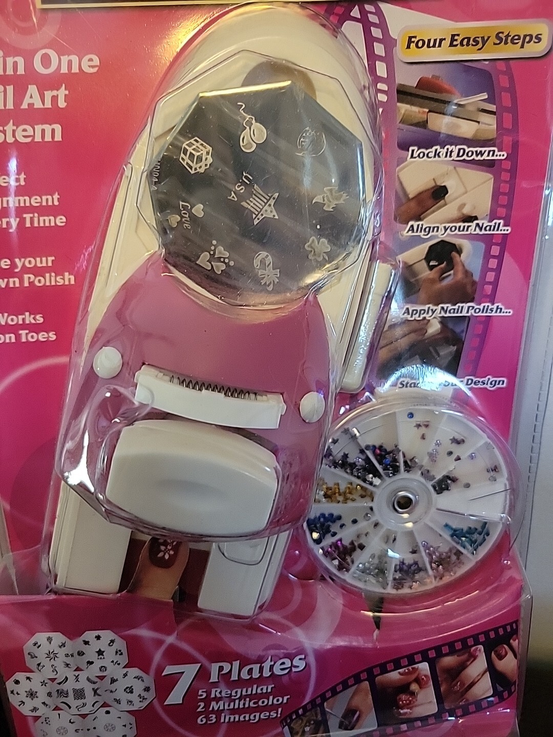 Brand New Inventel Hollywood Nails All In One Nail Art System Kit As Seen On TV