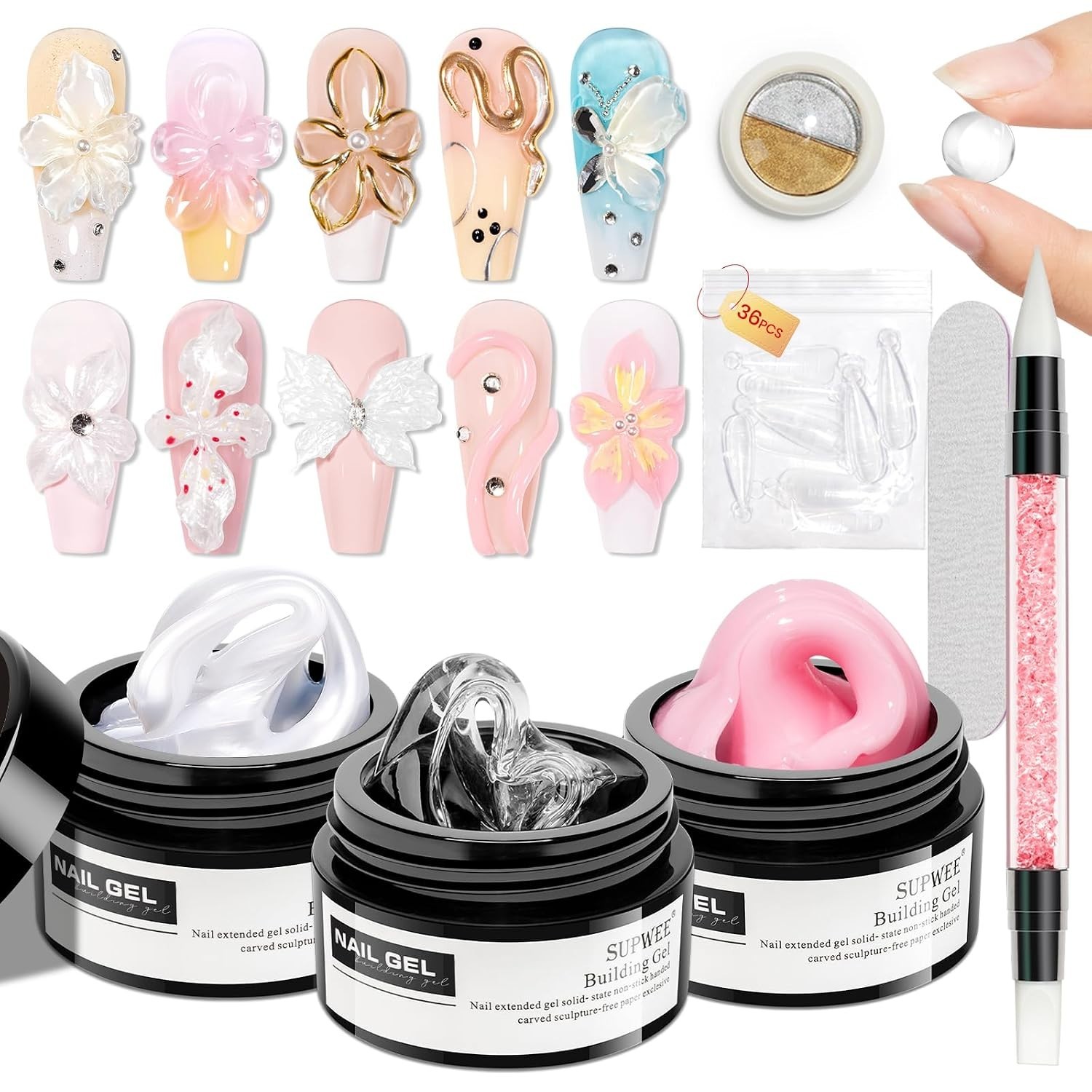 Solid Builder Gel for Nail Extensions