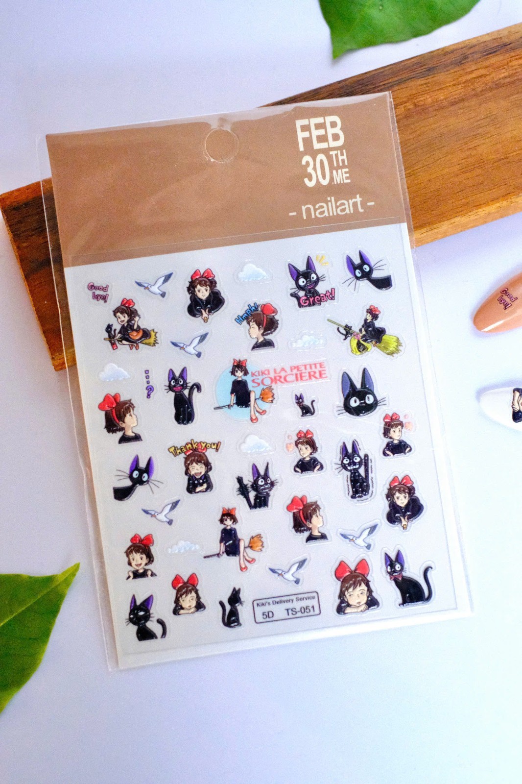 Ghibli Studio Nail Stickers – Kiki Delivery Service 3D Nail Stickers