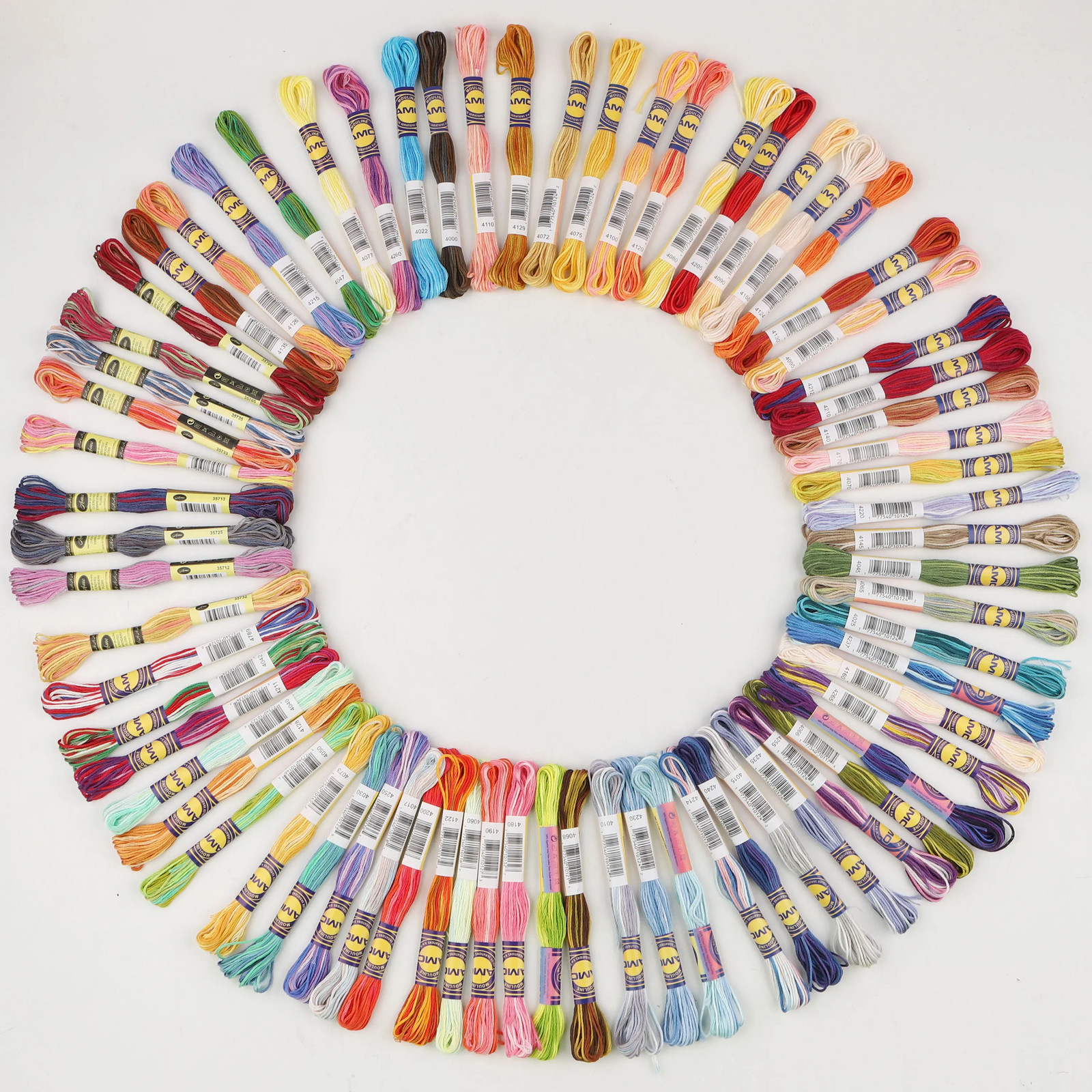 Embroidery Floss Cross Stitch Thread Set Friendship Bracelet String Multicolor