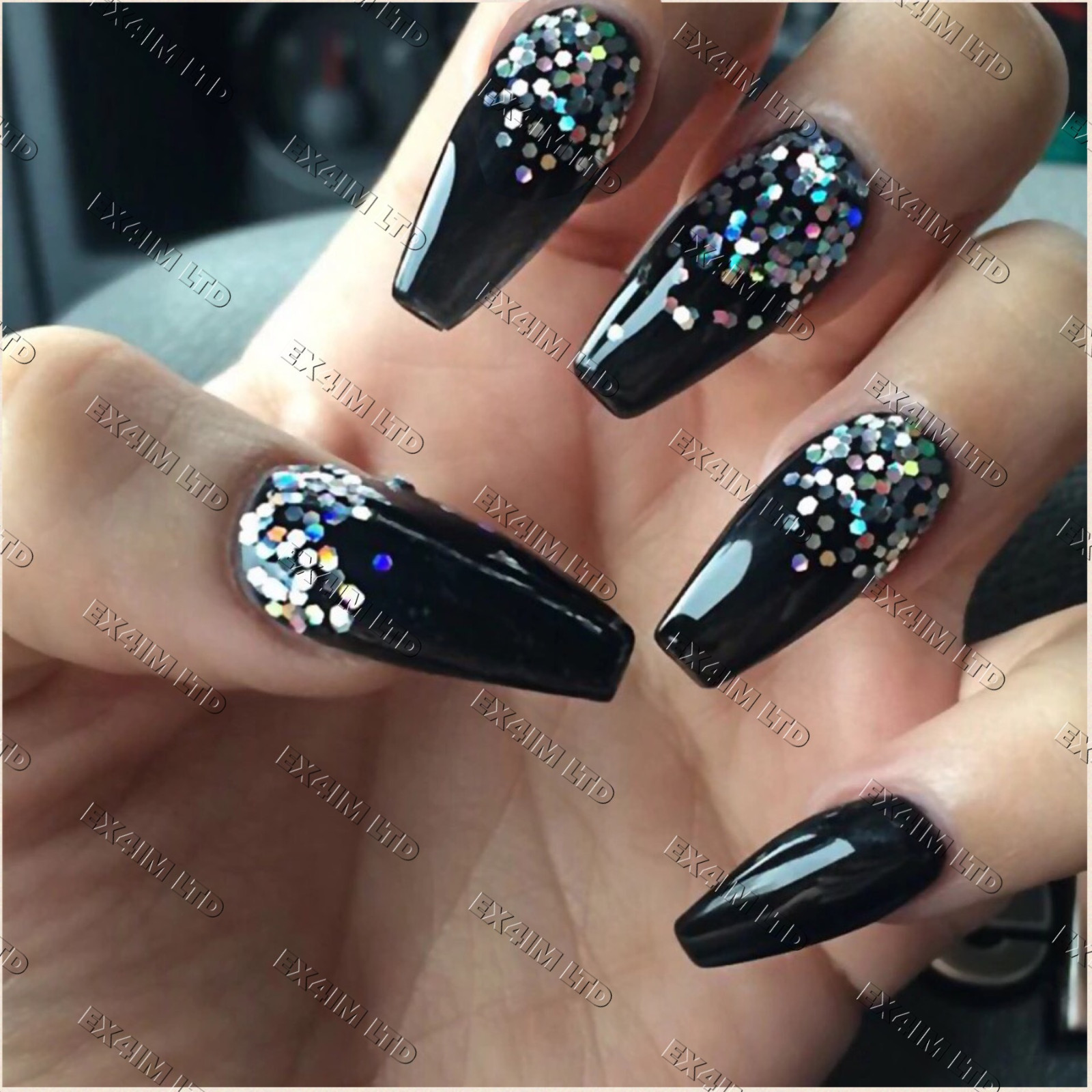 1mm HOLOGRAOHIC GLITTER FLAKES Sequins Paillette Sparkly Nail Art Hexagon 3D DIY