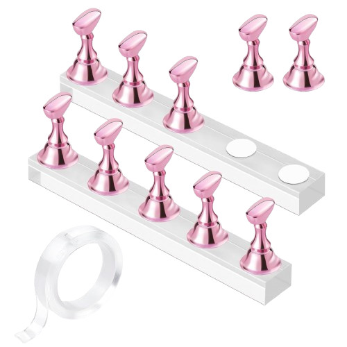 Nail Stand Holder for Art Display Painting False Press On Designs Makartt Nails