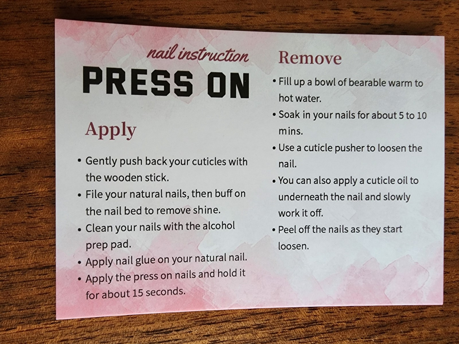 Custom Gel Press On Nails | 10 piece set with Kit | U Pick Shape & Size