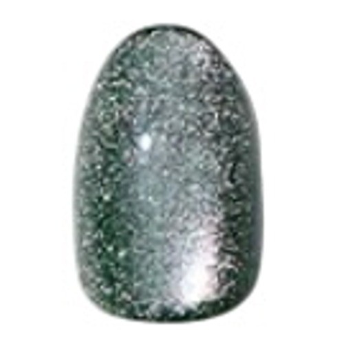 Glamnetic Press On Nails Short Oval Velvet Pine Holiday Green Tree Design