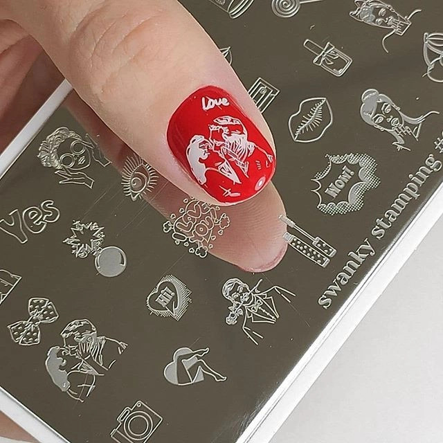 Swanky Stamping People And Lover Nail Stamping Plates 048