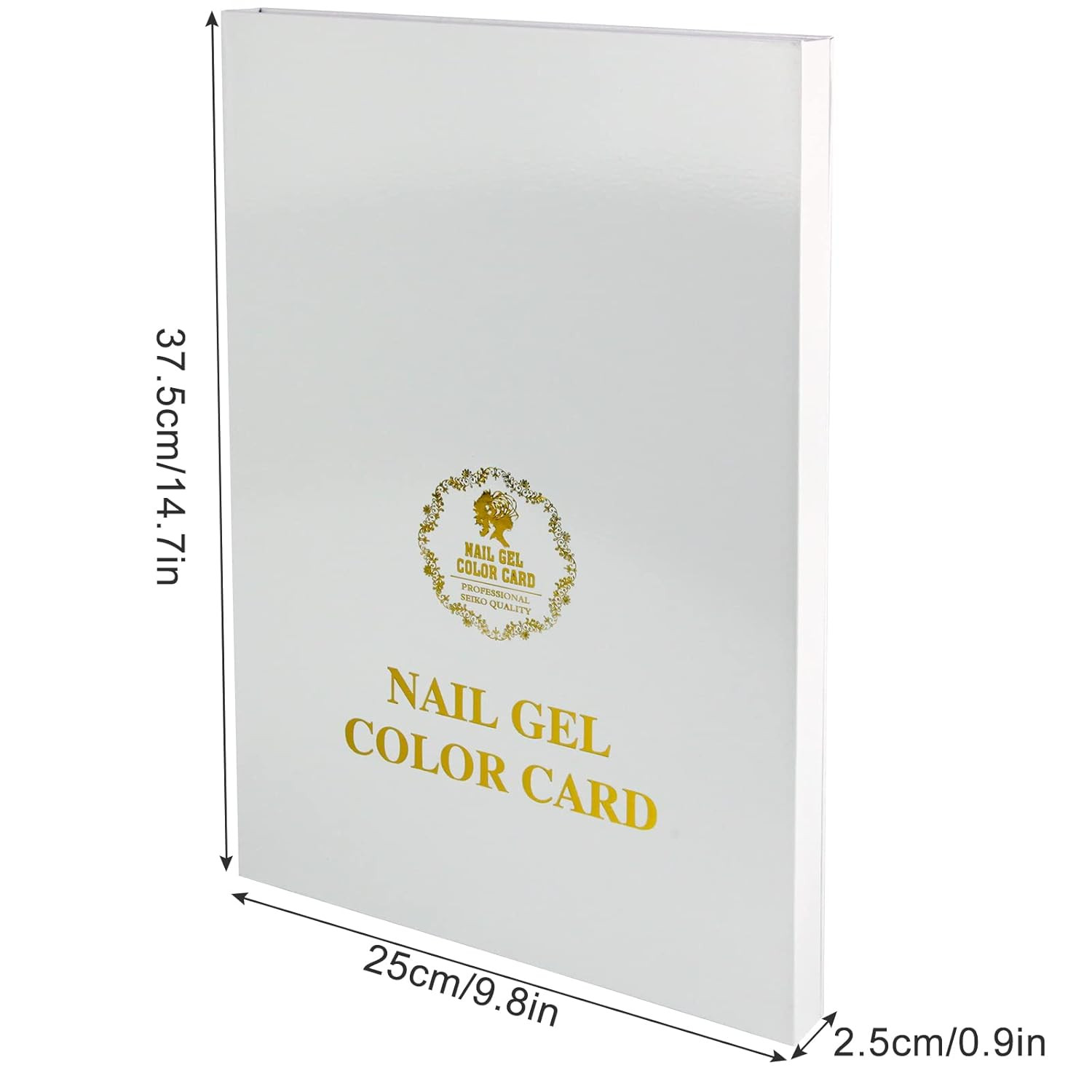 308 Grids Nail Color Display Book for Swatches, Includes 360 False Tips – Profes