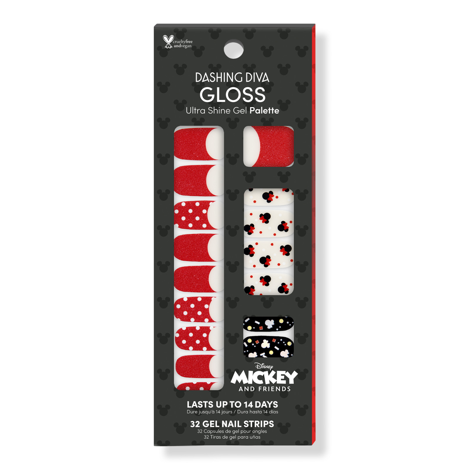 New Dashing Diva Gloss Ultra Shine Gel Palette~ Love, Mickey