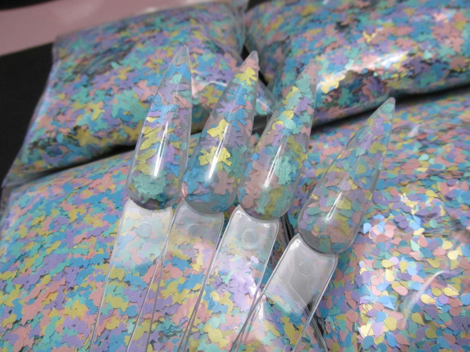 40 pieces Glitter Bundle for nail art