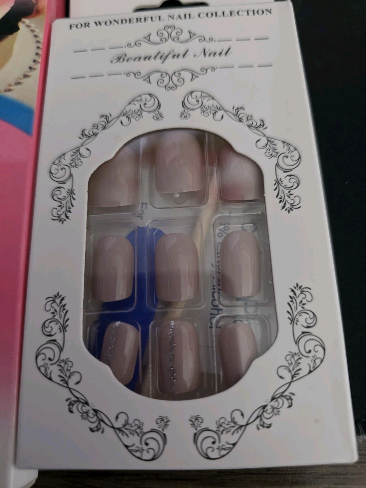Press On Nails Lot Of 4. French Tip. Sparkly. Random.DIY Nails