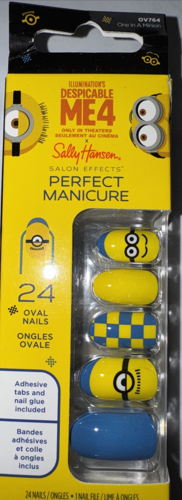Sally Hansen Salon Effects Perfect Manicure 24 Oval Nails OV764 New In Box