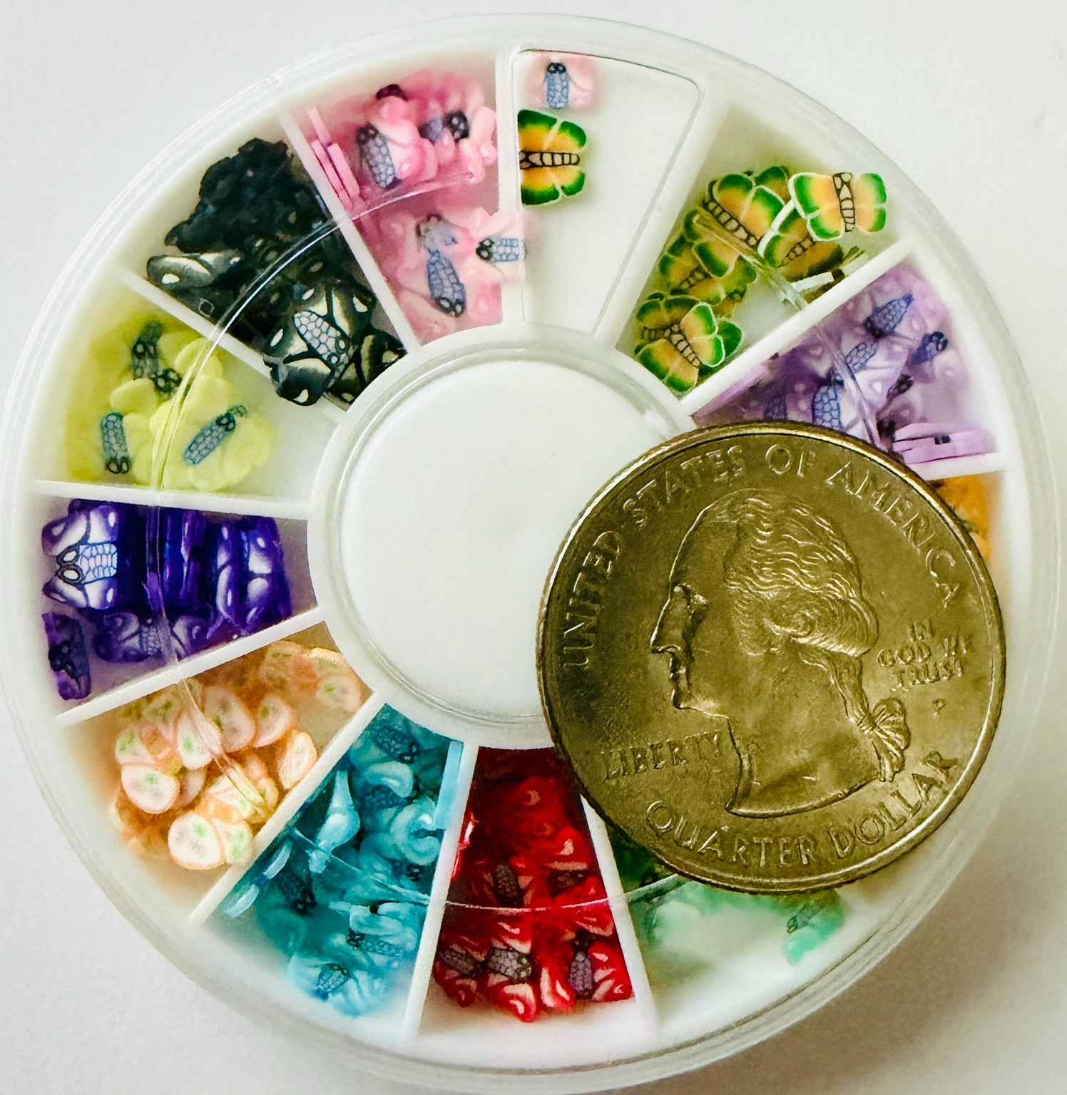 Fimo Dessert Slices Wheel Nail Art Slime Charms Fake Bake Choose Style