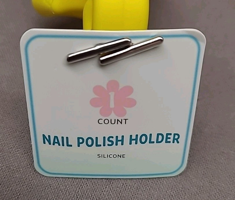 Nail Polish Holders Lot Of 4 Silicone Wearable Ring Target Bullseye’s Playground