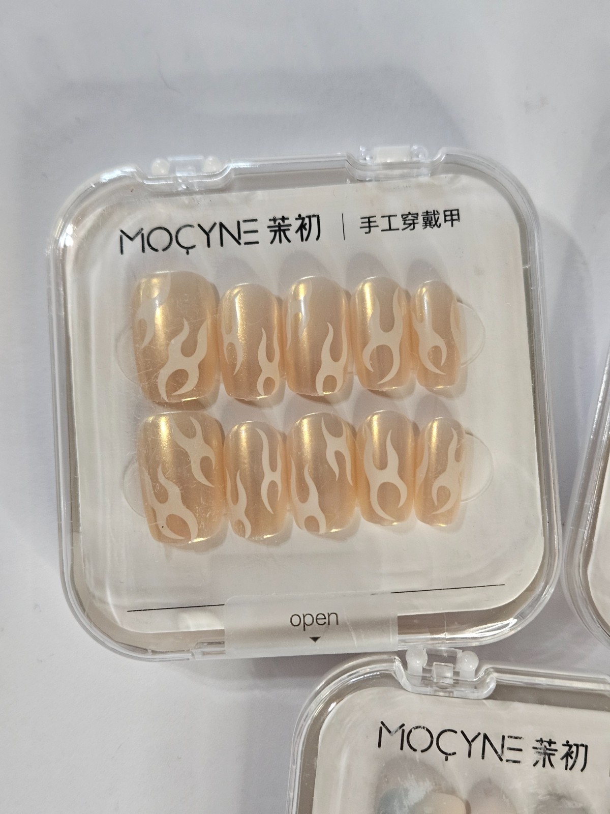 Lot of 3 MOCYNE Boutique Press-On Nail Complete Kits – Short Square NIB