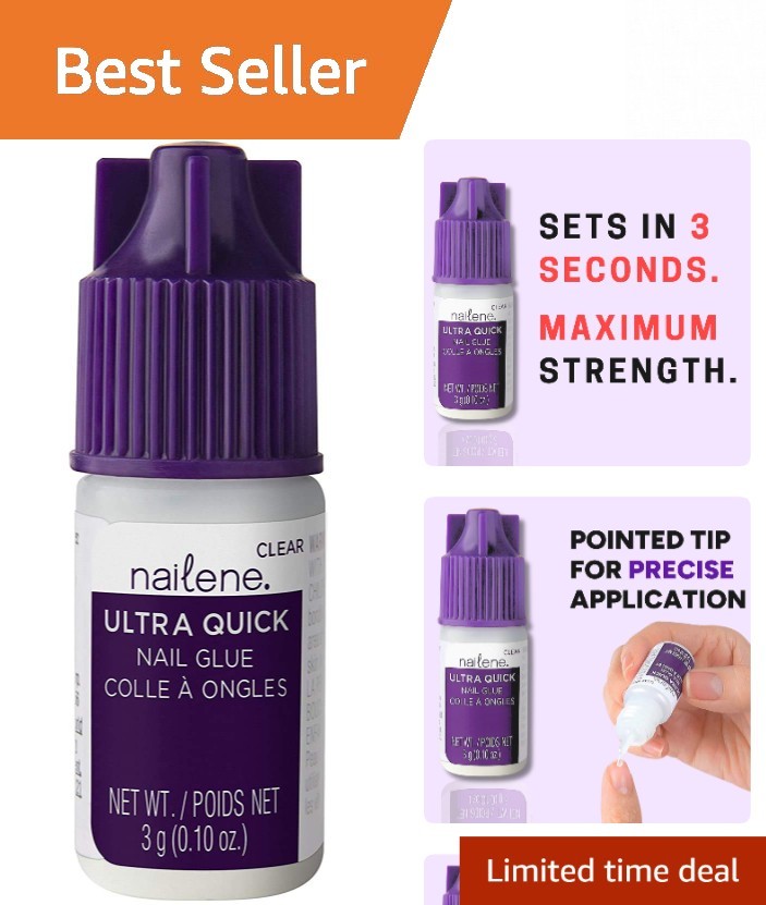 Precision Tip Nail Glue – Fast-Drying & Water Resistant for Flawless Application