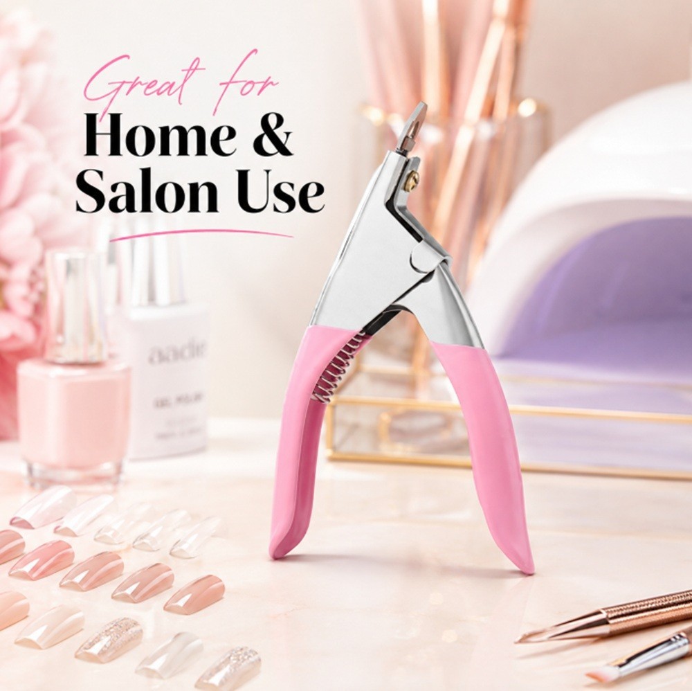 Acrylic Nail Scissors False Nail Clipper U-Edge Manicure Tips Cutter Nail Art