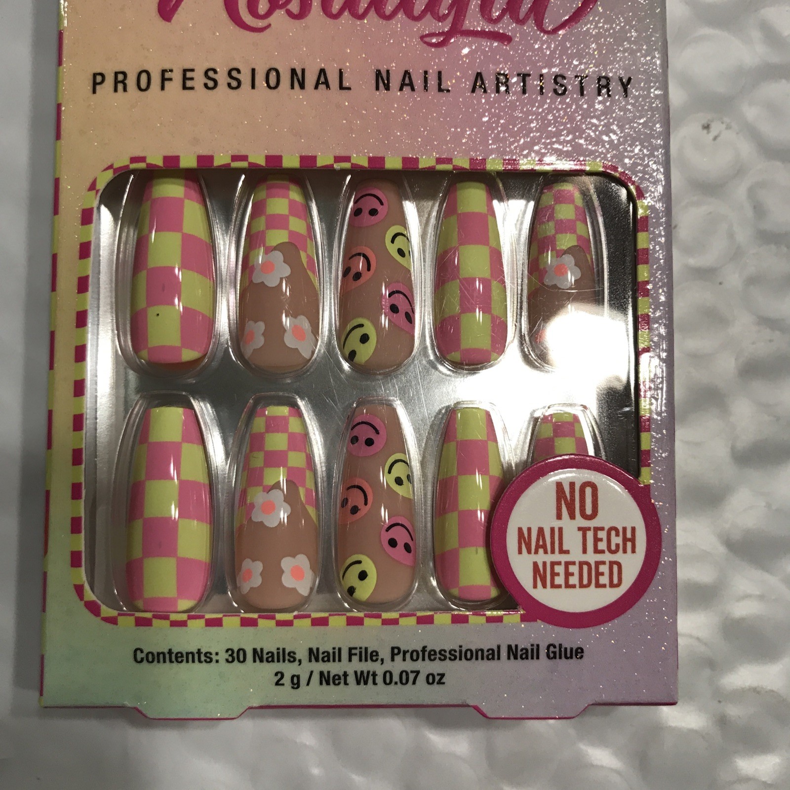 SALON PERFECT Modern Nostalgia 30 Pieces PINK / YELLOW uns NIB