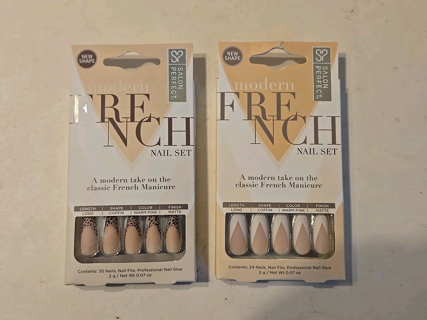 Salon Perfect French Nail Sets Of 2 New In Box Nail Care Beauty