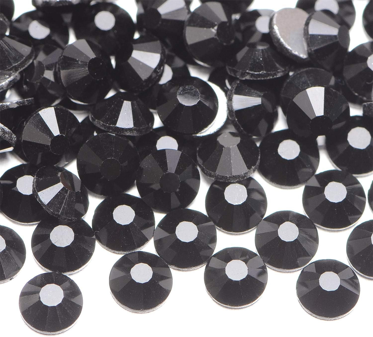 3000Pcs Flatback round Glass Nail Art Rhinestones Crystal for DIY Making Accesso
