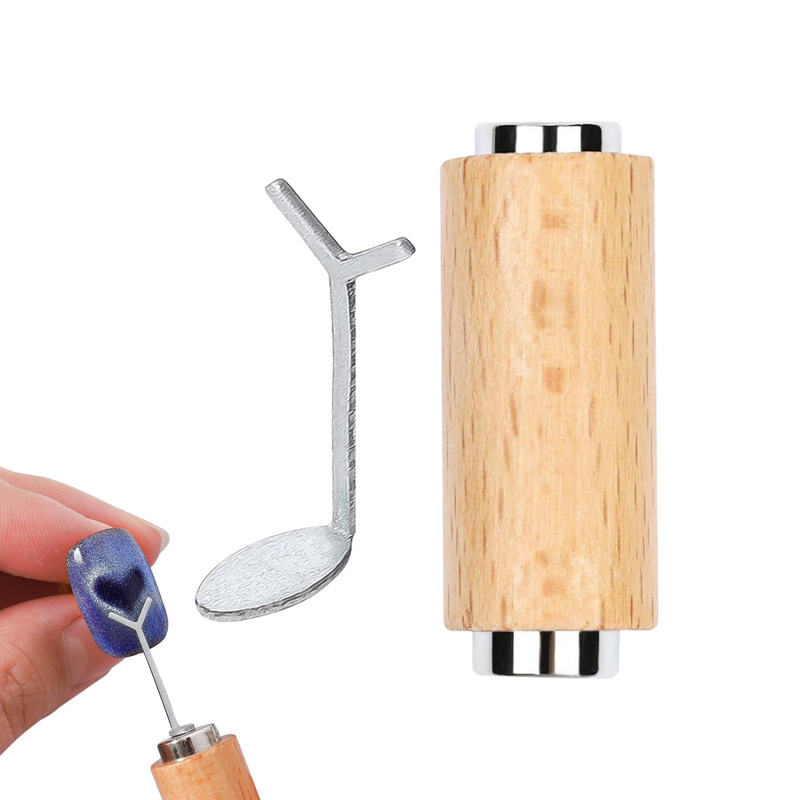Y-shaped Nail Magnet Stick Wire Tools For Creating Heart & Ingot Shapes On Nails