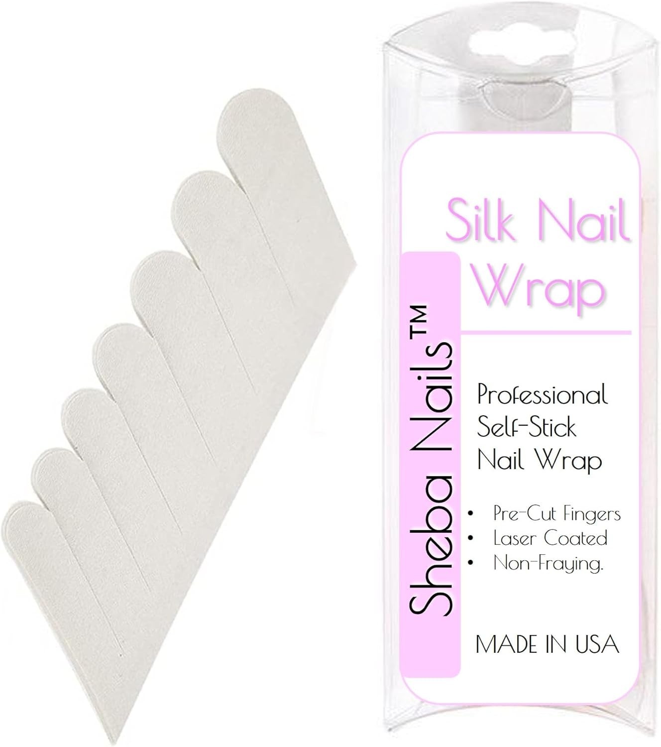 Add Strength with White Silk Nail Wrap – 70 Tabs