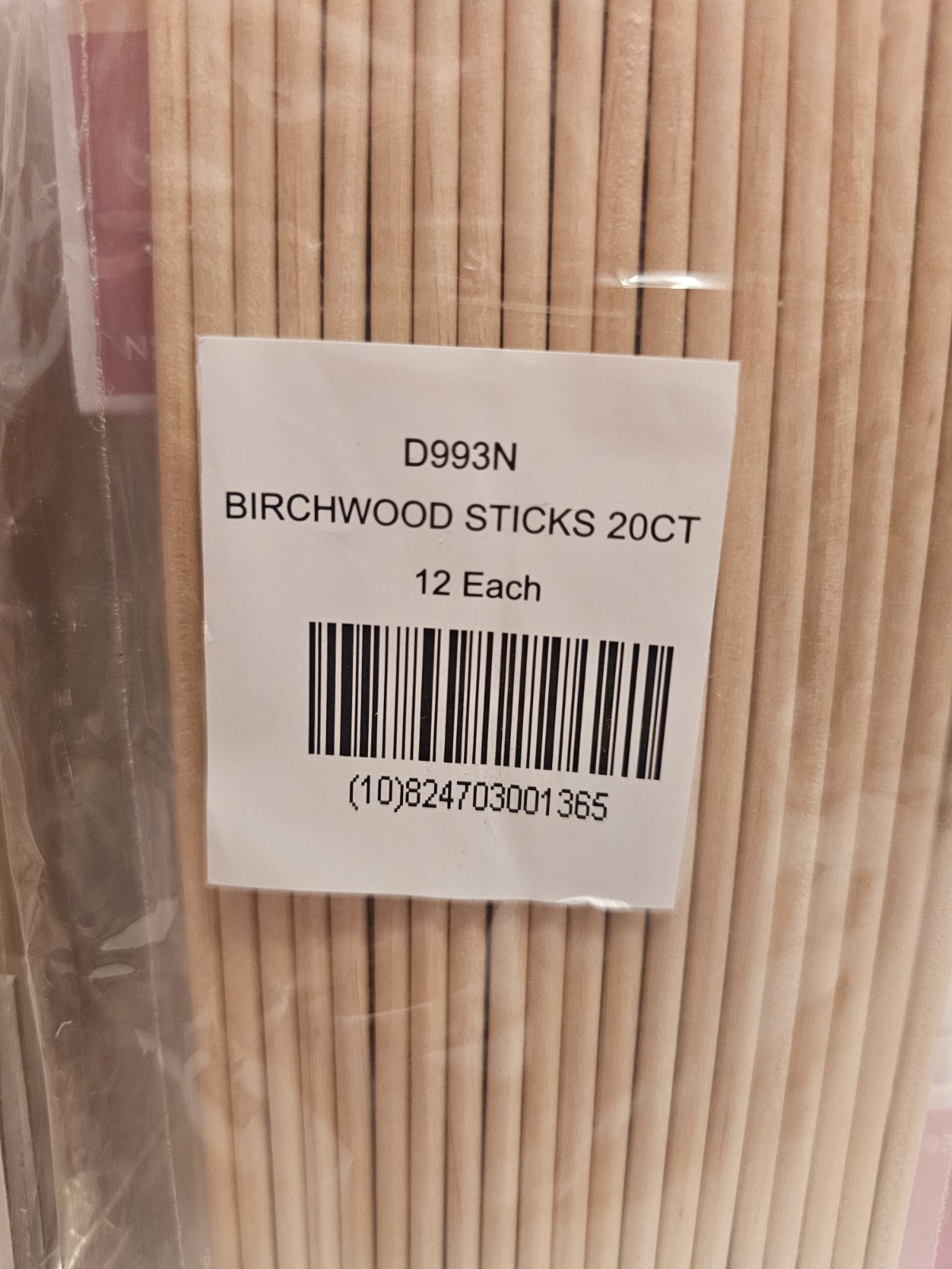 Diane Wooden Manicure Sticks – 24 Packs Of 20 – 480 Sticks Total.
