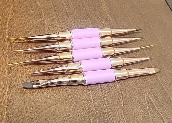 5 Piece Nail Art Brush Set