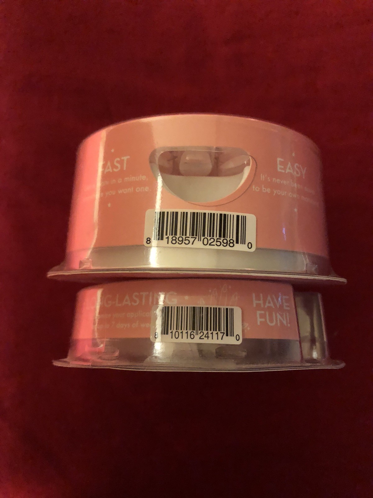 lot of 2 Olive and June The Instant Mani Short Star Heart Press-On Nails 42ct.