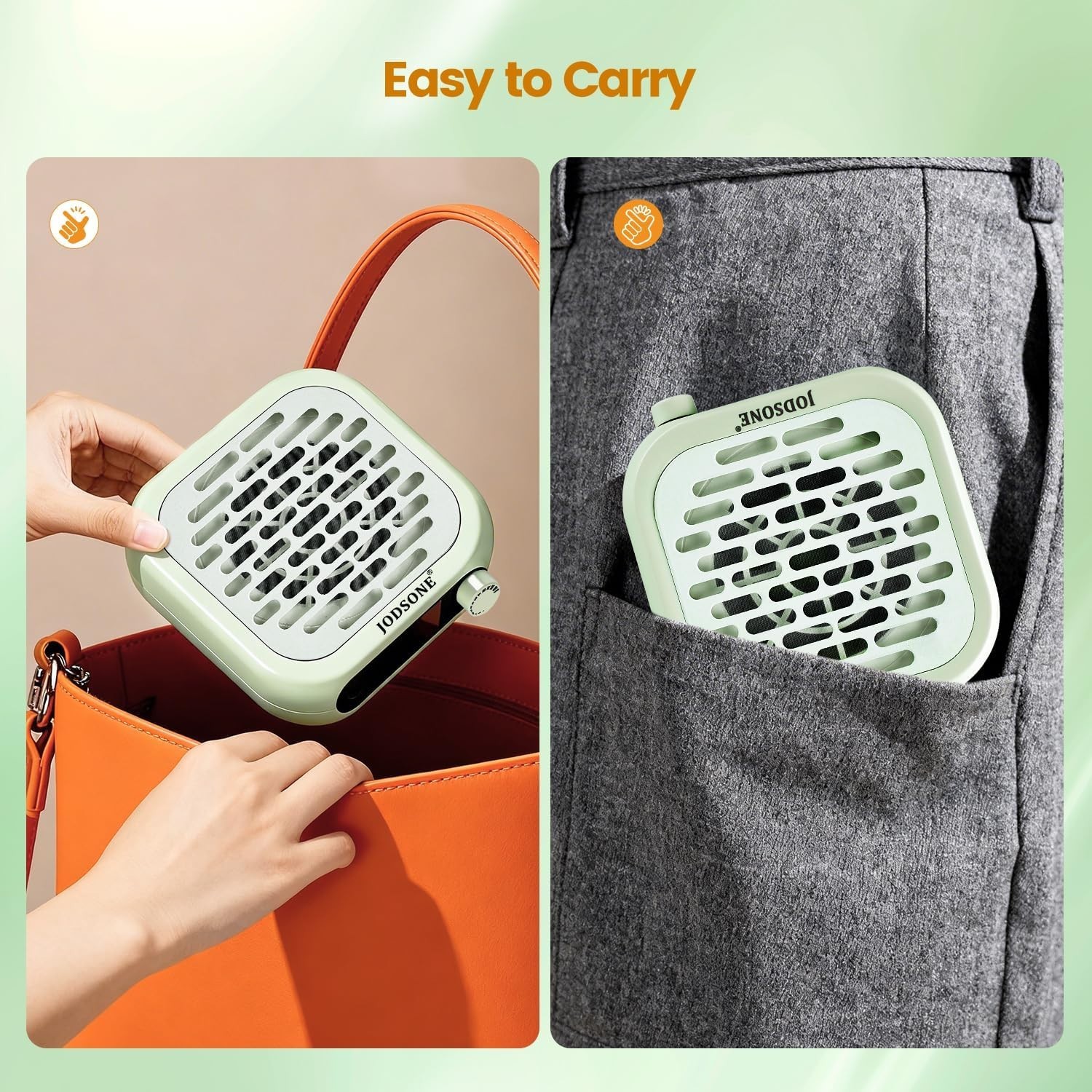 Portable Nail Dust Collector, 6000RPM Suction with 30 Filters – Green Edition