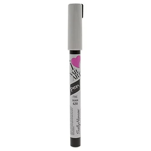 Sally Hansen 2-Pack I Heart Nail Art Fine Pen 420 Fine Silver 0.04 fl oz