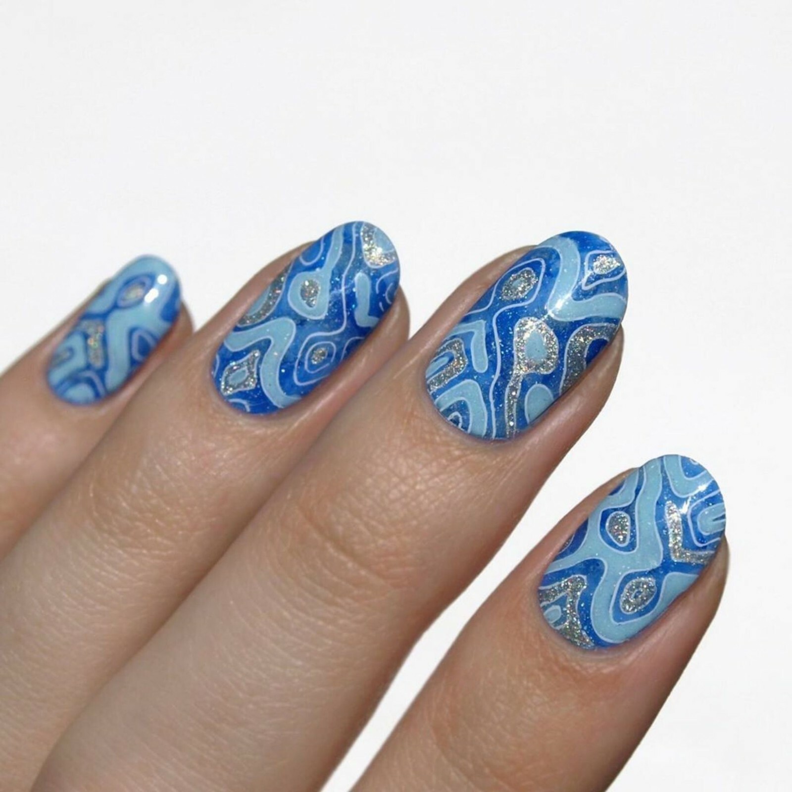B052 sveta_sanders Stamping Plate For Stamped Nail Art Design