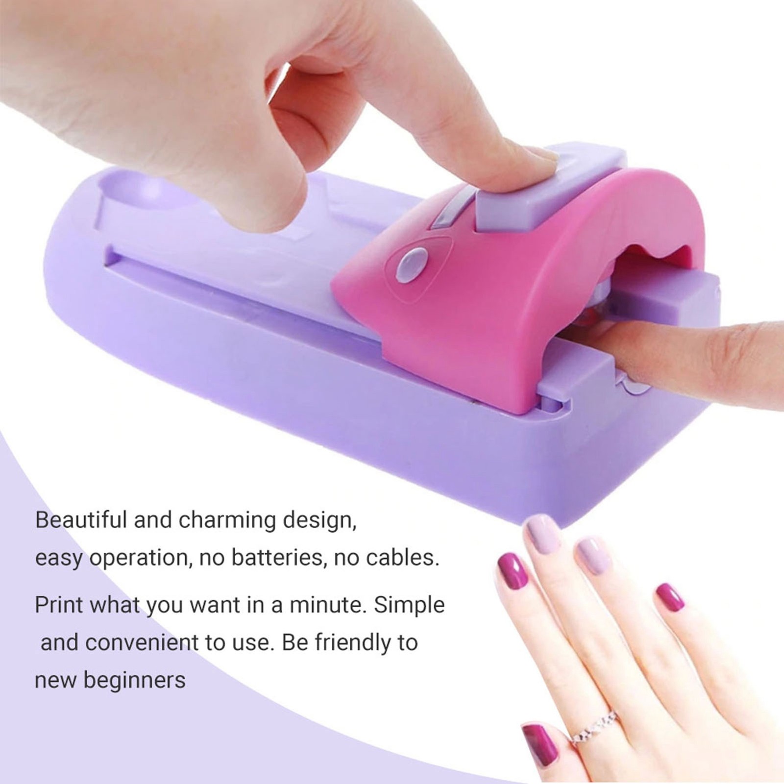 Nail Art Printer Easy To Use Creative Design For DIY Easy To Use