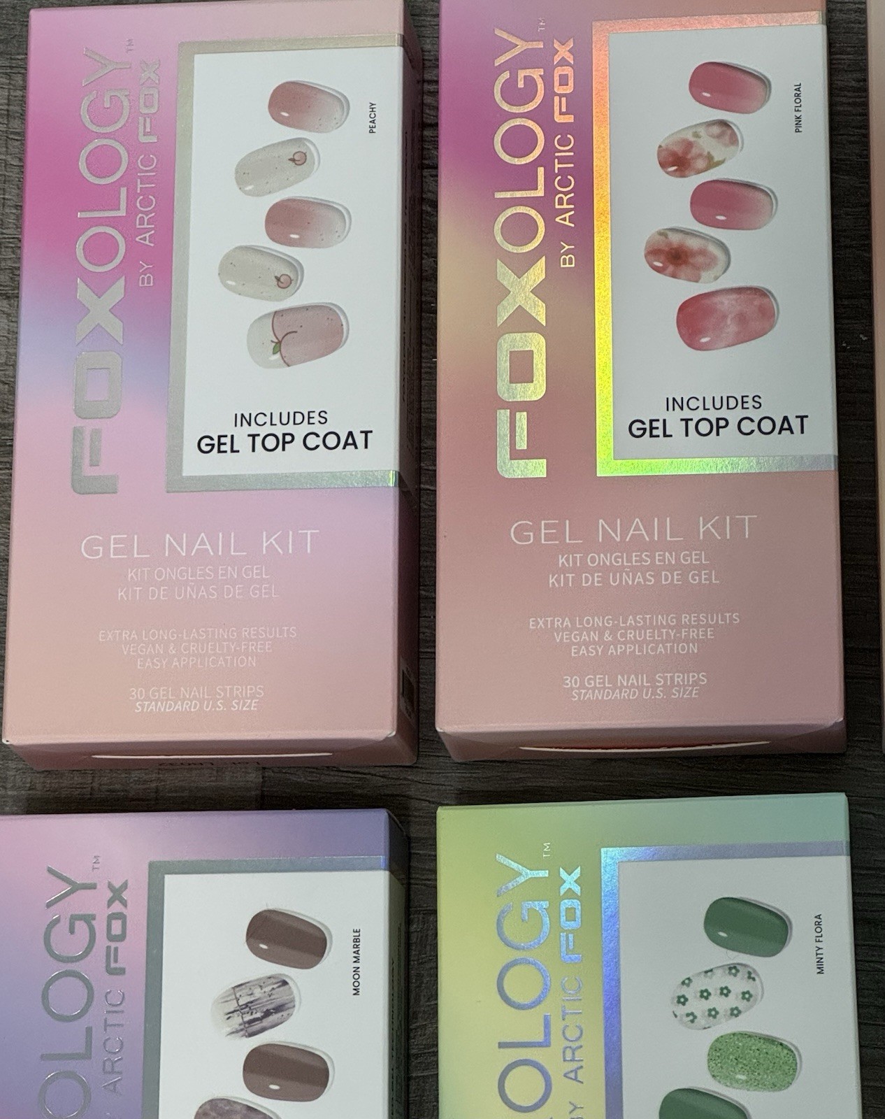 Foxology by Arctic Fox 8 Piece Lot of Gel Nail Kits New In Box Multiple Styles