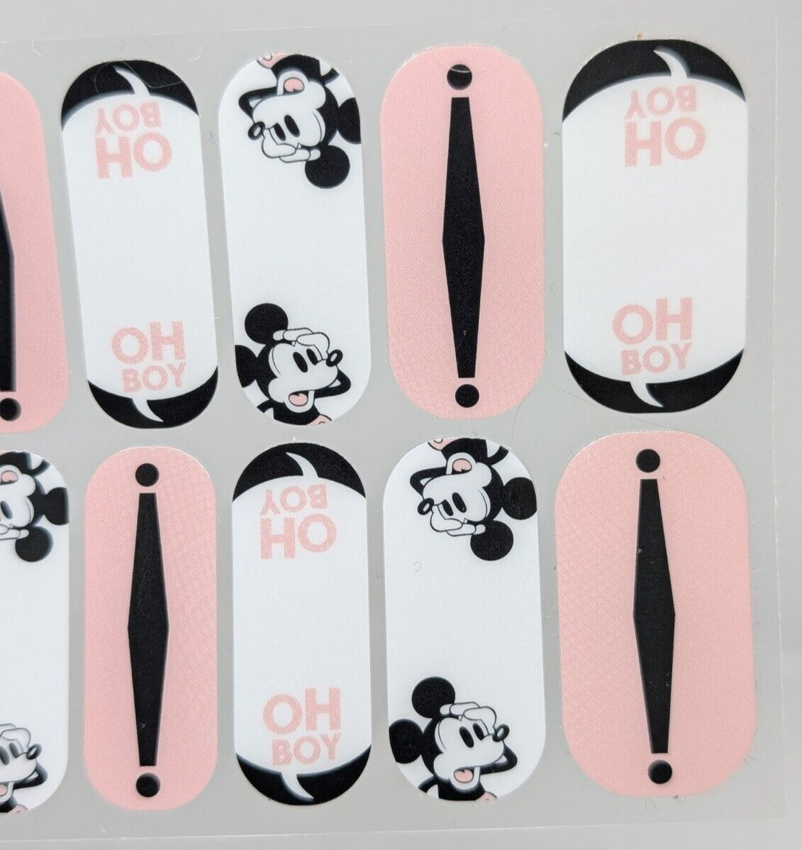 Jamberry Nail Wrap Disney Friends Mickey Mouse Club “Oh Mickey!” Full Sheet