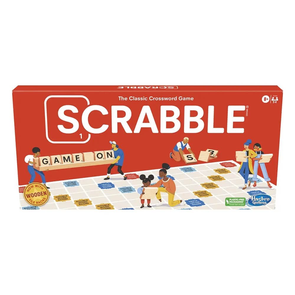 Hasbro Gaming Scrabble Board Game, Classic Word Games Medium, Not Applicable