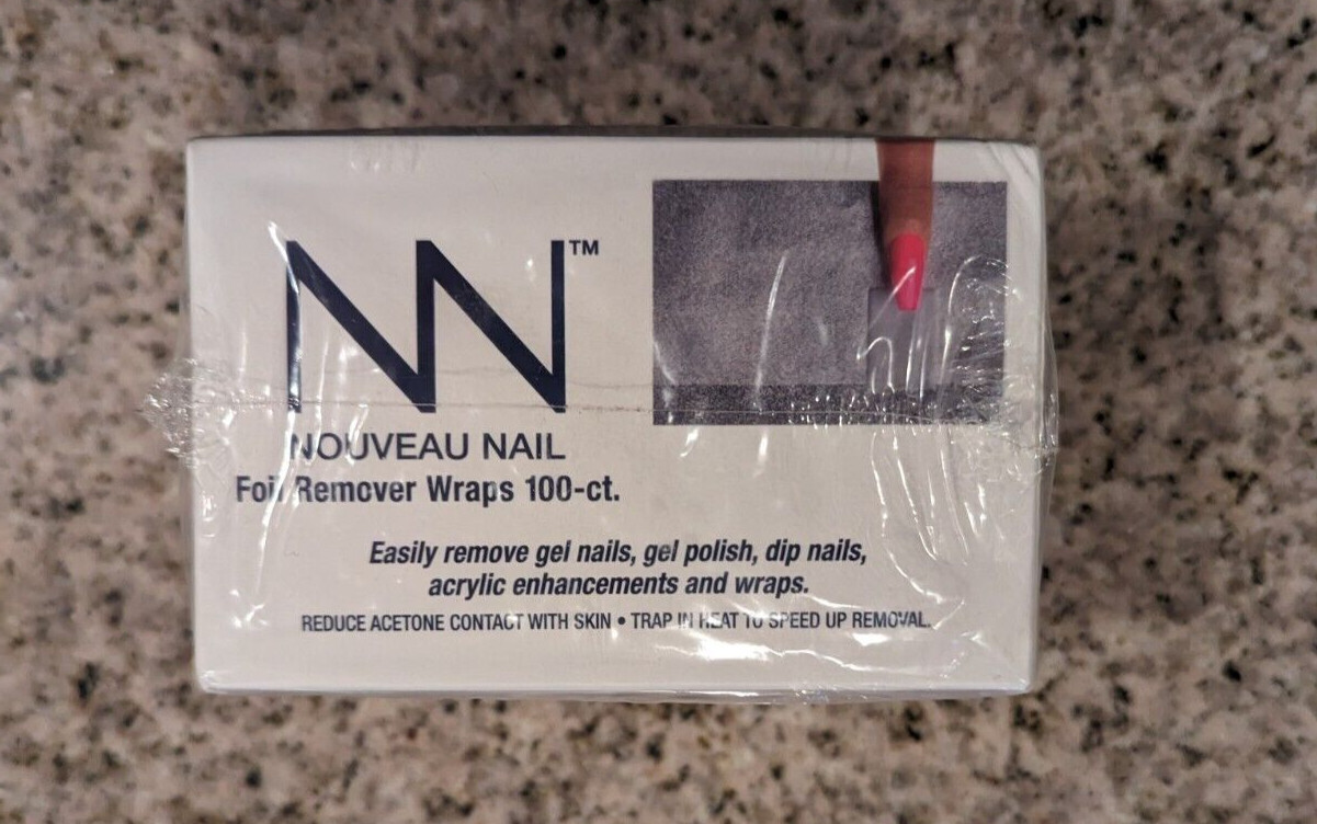 Nouveau Nail Foil Remover Wraps 100ct