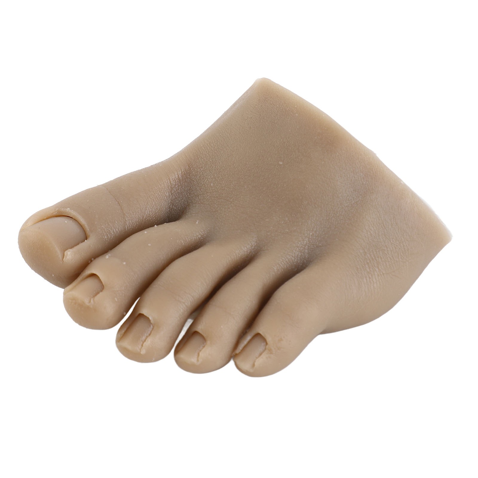 Nail Art Training Fake Half Foot Model Dark Skin Color Reusable Tattoo Pract CHU