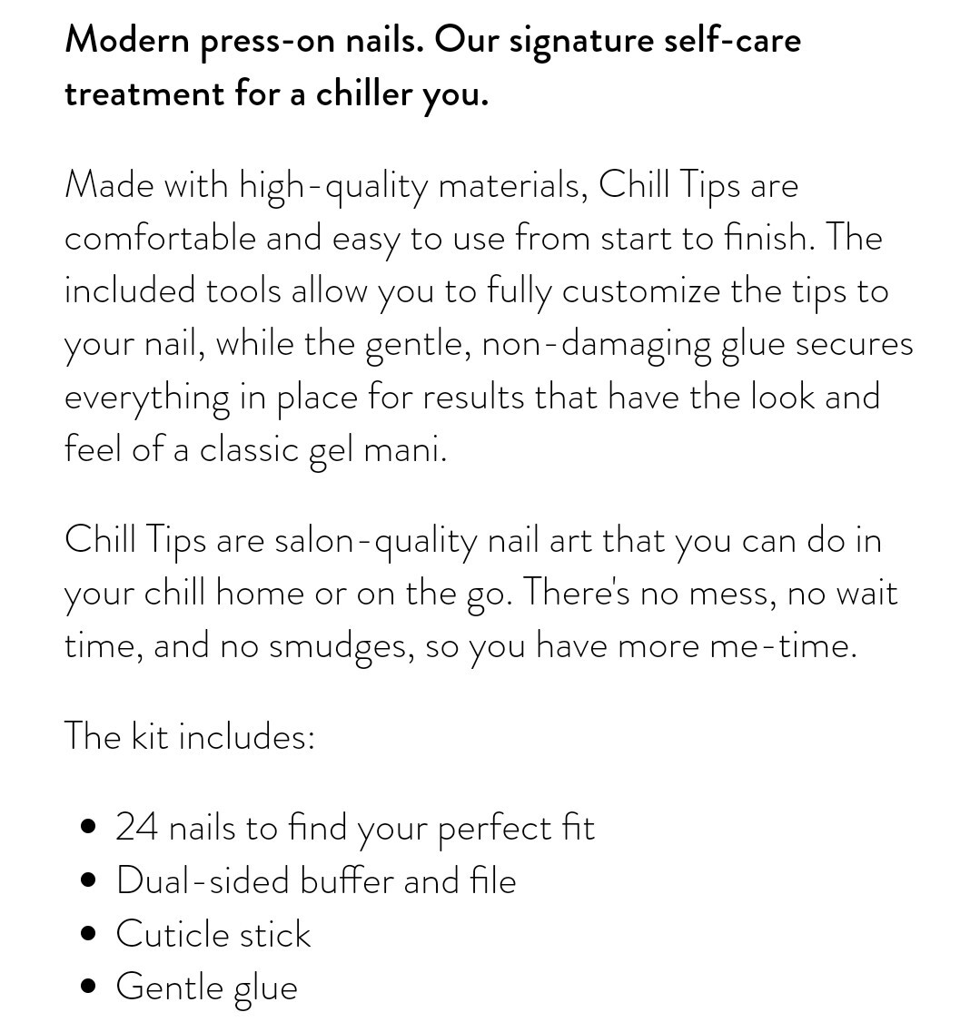Chillhouse Chill Tips Freelance Gig Almond Shaped Press On Nails