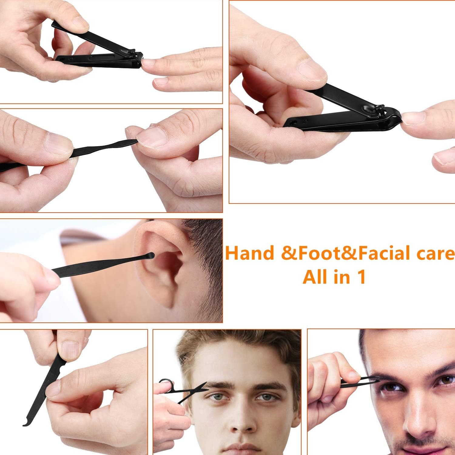 Manicure set Men Personal Care Tools Accessories Finger and Toe Nail Clippers…