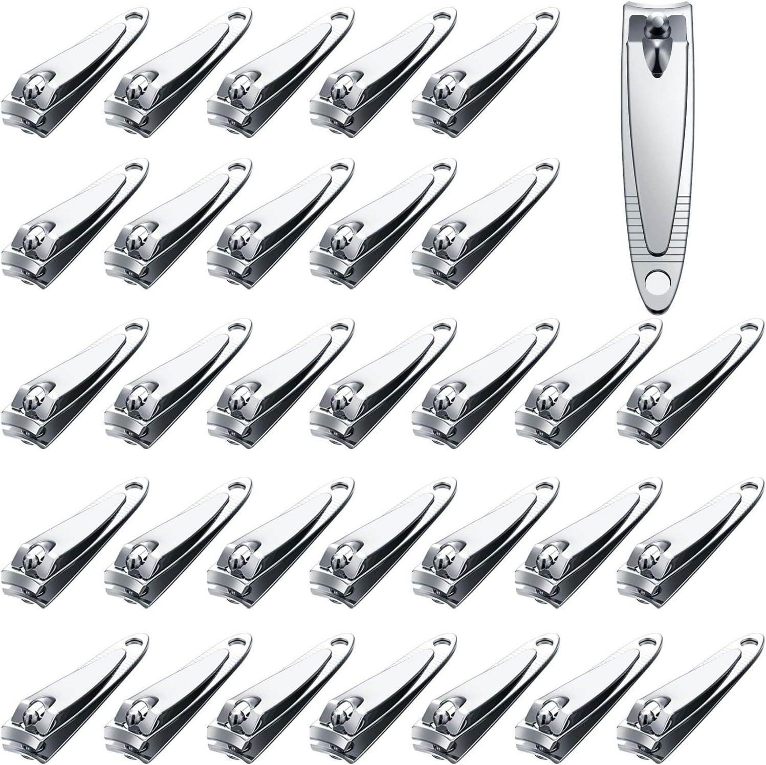 32 Pieces Stainl Steel Finrnail Nail Clipper Bulk Sier Portable