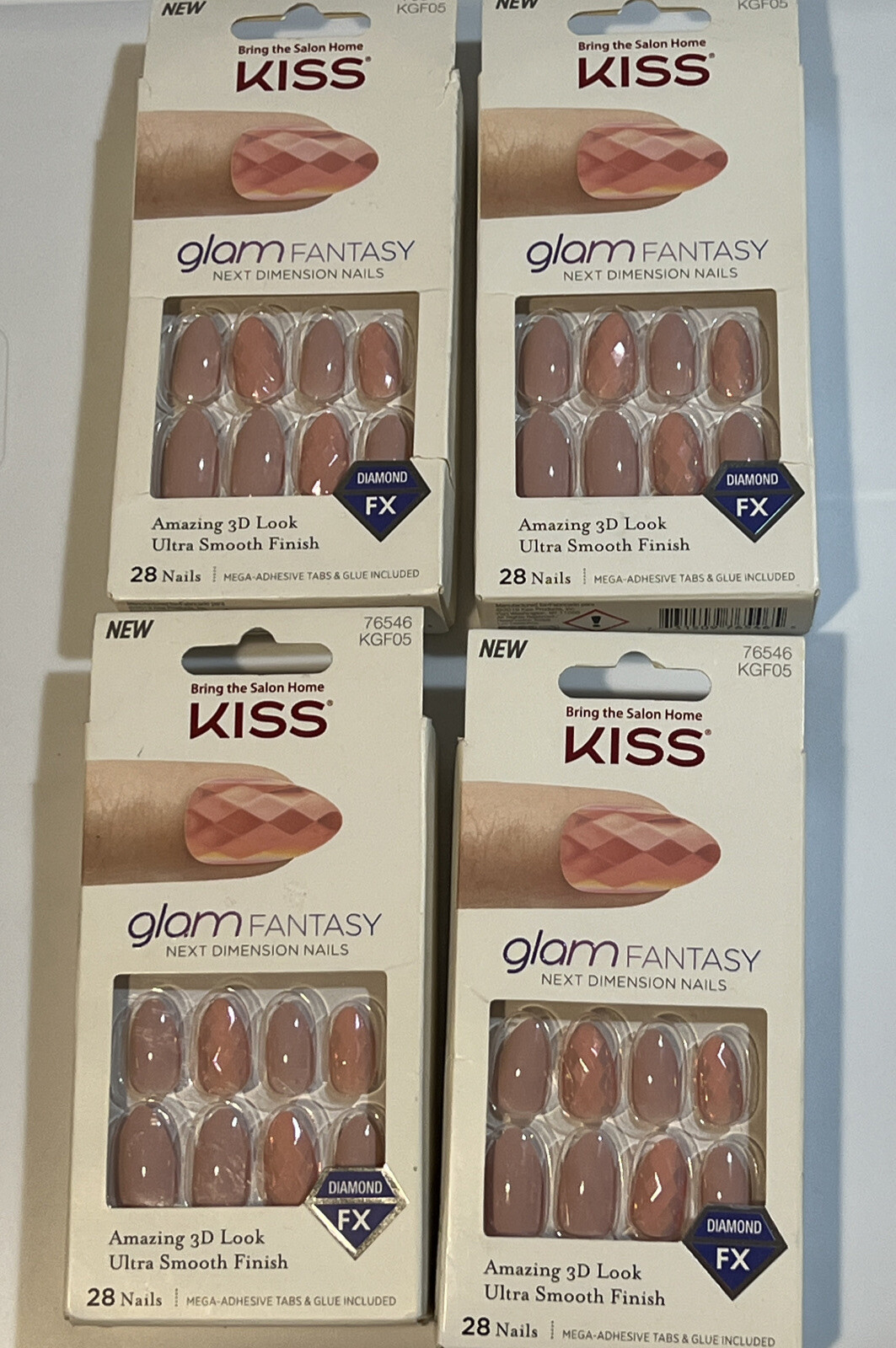 Kiss Glam Fantasy Next Dimension Nails 3D look, Diamond FX *76546
