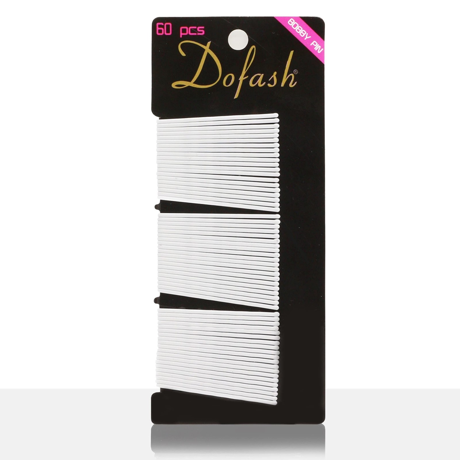Dofash 5Waves Bobby Pins White Hair Pins 5CM/2IN Hairpins Decorative Hair Acc…